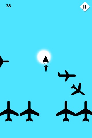 Parachute Rescue - Jump and Fly & Fall Down Funny Game screenshot 3