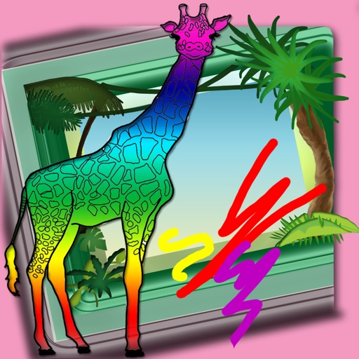 Animals Coloring Pages Preschool Learning Wild Experience Game icon