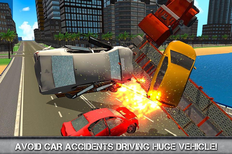 Car Transporter Driving Simulator 3D screenshot 4