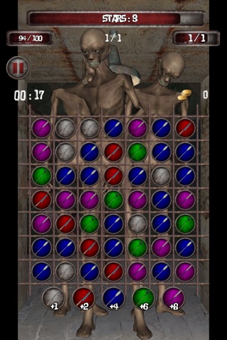 Zombies! Match 3 Puzzle Game screenshot 2