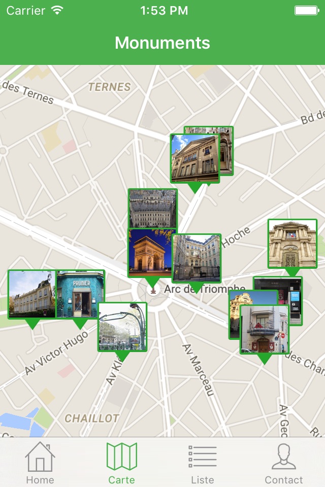Monuments - Guide Touristique des Monuments Historiques de Paris et de Province screenshot 2