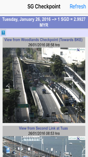 Singapore Checkpoint Traffic(圖2)-速報App