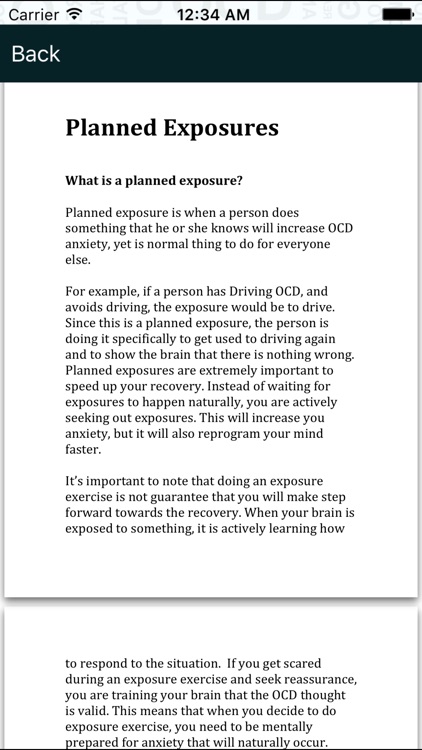 ERP For OCD - Exposure  Response Prevention For Obsessive Compulsive Disorder Recovery. screenshot-3