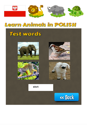 Learn Animals in Polish Language screenshot 2