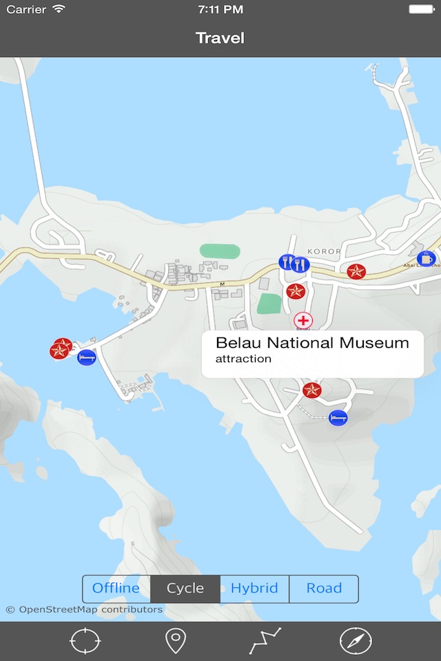 PALAU ISLANDS – GPS Travel Map Offline Navigator screenshot 2