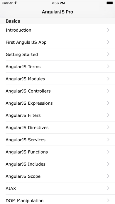 How to cancel & delete AngularJS Pro FREE from iphone & ipad 1