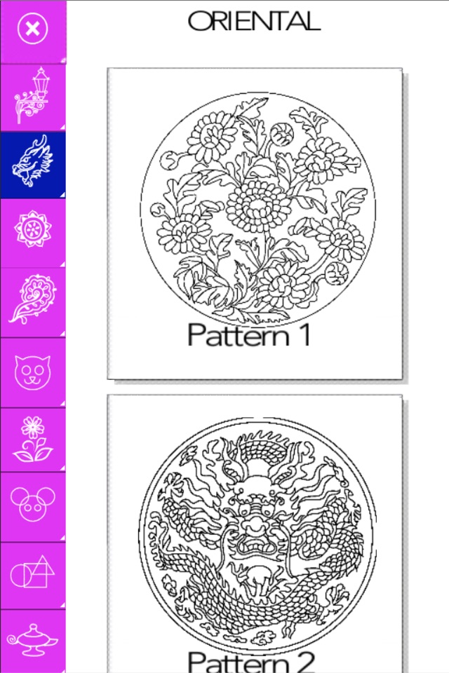 Adult Coloring Book - Free Fun Games for Stress Relieving Color Therapy and Share screenshot 2
