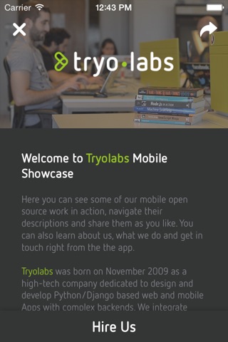 Tryolabs Mobile Showcase screenshot 4