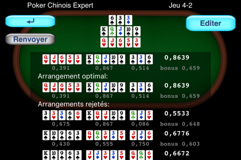 Chinese Poker Expert screenshot 4