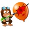 Monkey is a big fan of archery and considering shooting all ballons down,bust those balloons for fun with cute Monkey now,take a deep breath, get real high