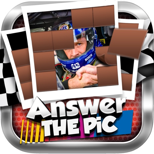 Answers The Pics : NASCAR Drivers Trivia Reveal Photo Free Games icon