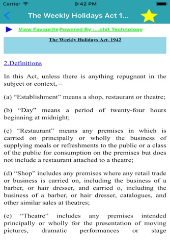 The Weekly Holidays Act 1942 screenshot 2
