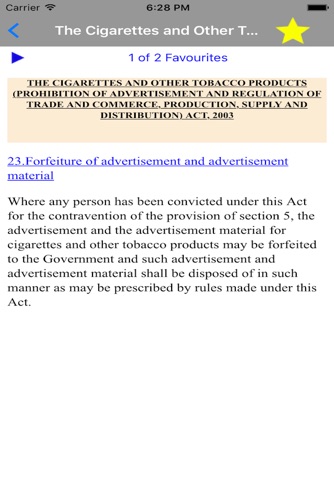 The Cigarettes and Other Tobacco Products Act 2003 screenshot 4