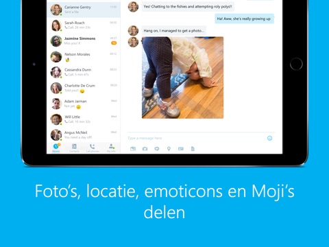 Skype for iPad screenshot 3