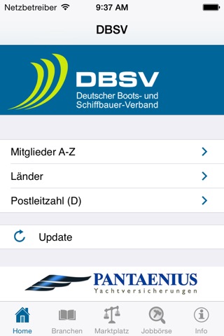 DBSV - Mitgliederverzeichnis screenshot 2
