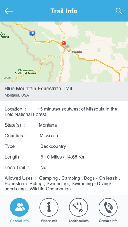 Montana Recreation Trails