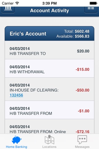 WVU Credit Union screenshot 2