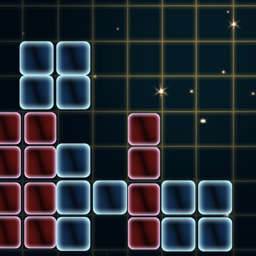 Amazing Galaxy Block Drop - brain skill game icon