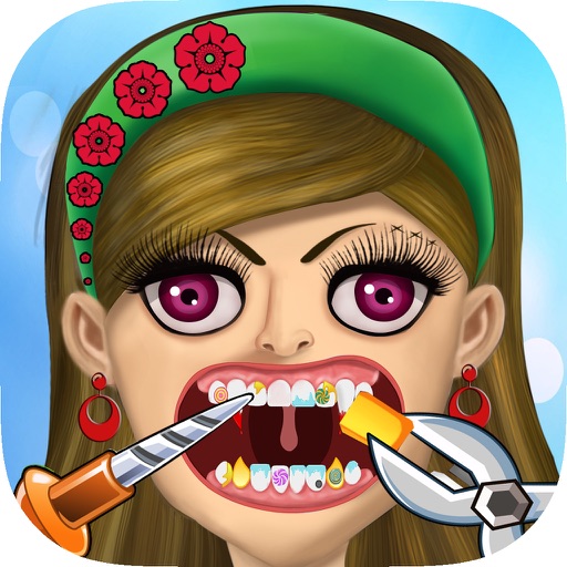 Little Nick's Scary Girl Dentist Office - Monster Mommy's Baby Tooth Story iOS App