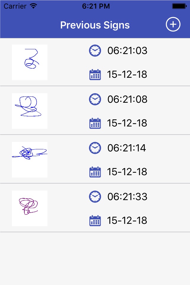 Signature Application screenshot 3
