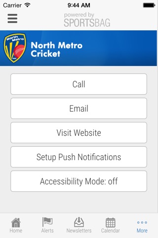 North Metro Cricket - Sportsbag screenshot 4