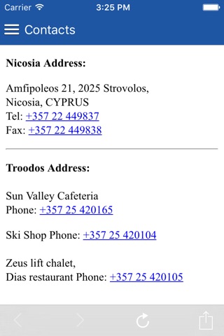 Cyprus Ski Federation & Club screenshot 2