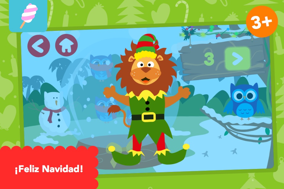 Math Tales - Christmas Time: Christmas Math in the Snowy Jungle screenshot 3