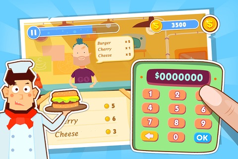 Burger Shop Story - Little Kids Cooking Business Educational Game screenshot 4