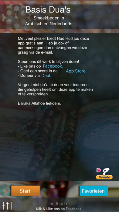 How to cancel & delete Basis Dua - Smeekbeden in Arabisch en Nederlands from iphone & ipad 1