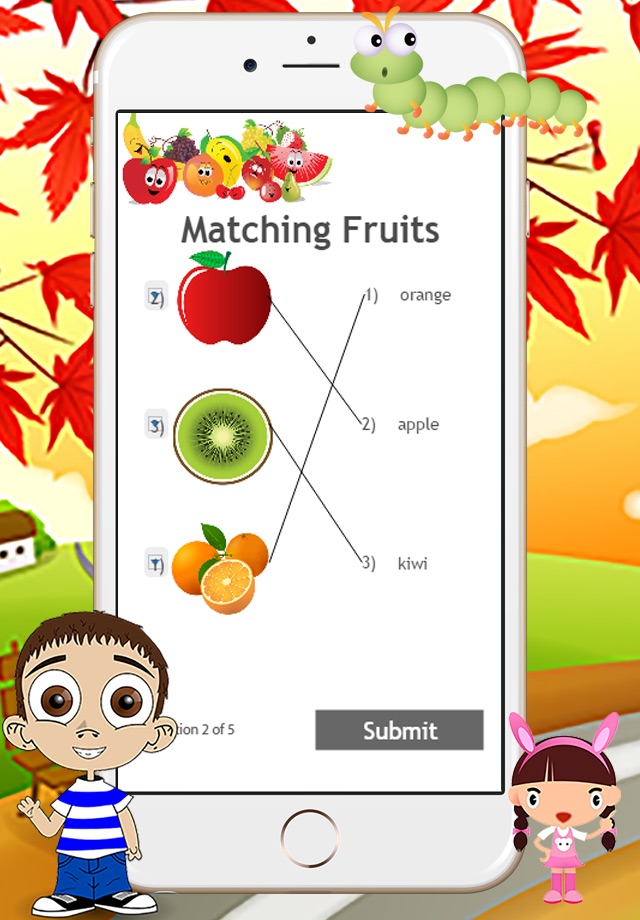 ABC Game for Nursery - Kid Learning Fruits match screenshot 2