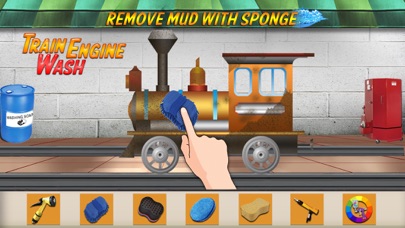 How to cancel & delete Train Engine Wash : Toddler Train Sim from iphone & ipad 1