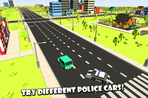 Pixel Smashy Race 3D: Cop Chase screenshot 3