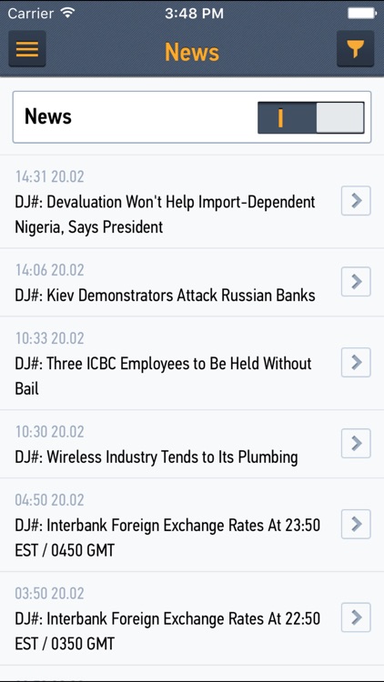 StartFX - forex terminal, cfd, exchange rates and news for traders screenshot-4