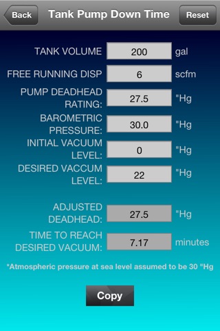 Pneumatic Calculator screenshot 4