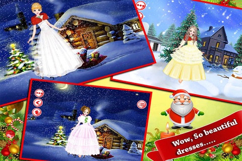 Christmas Beauty Girl Dressup Fun screenshot 4