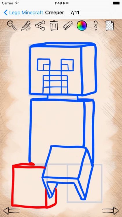 Learn How to Draw Lego Minecraft Edition