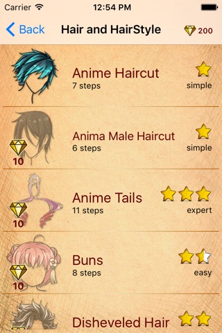 Easy Draw Hairstyle screenshot 2