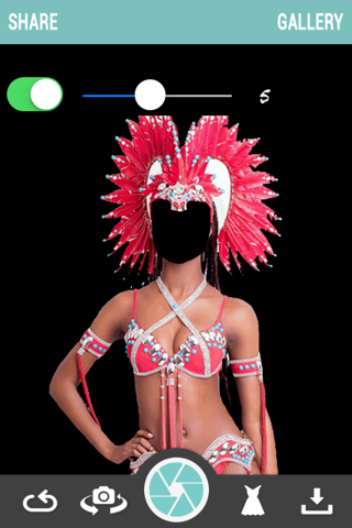Woman Carnival Photo Montage screenshot 2