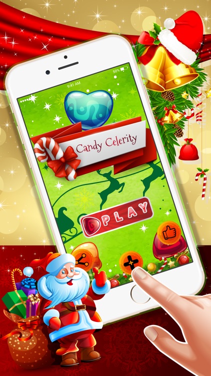 Candy Celerity : - A match 3 puzzles for Christmas season