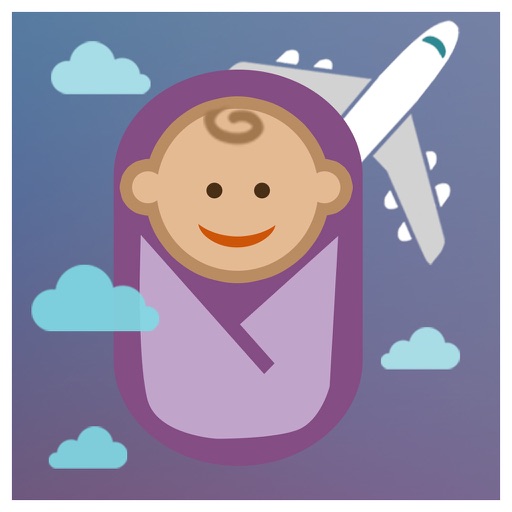 Flying With Kids - How to calm and hush your baby with soothing sounds while traveling in the air iOS App