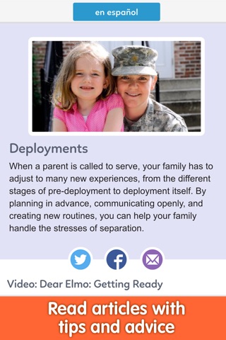 Sesame for Military Families screenshot 2