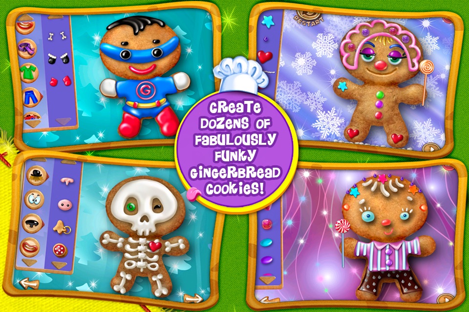 Gingerbread Crazy Chef - Cookie Maker screenshot 3
