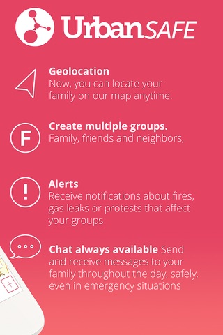 UrbanSafe - Tu familia segura screenshot 2