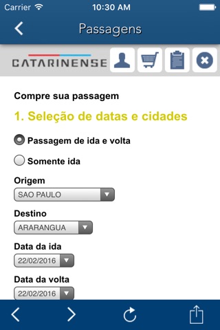 Viação Catarinense screenshot 2