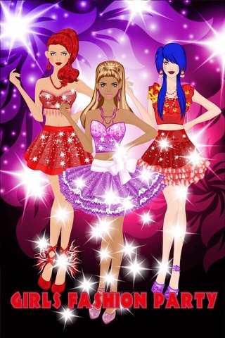 Girls Fashion Party Dressup screenshot 2