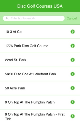 Disc Golf Courses in USA screenshot 2