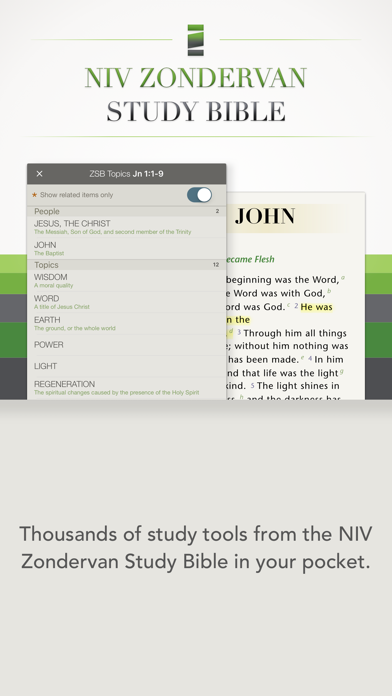 NIV Zondervan Study Bibleのおすすめ画像2
