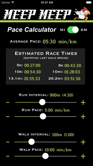 Pace Calc - Run / Walk Pace Calculator(圖1)-速報App