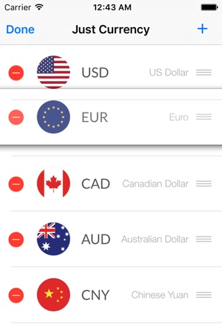 Just Currency - Simple & Easy Currency Exchange Rates Converter screenshot 3