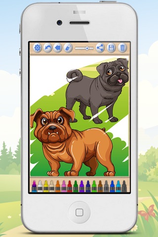 Drawings of dogs puppies Educational games children - Premium screenshot 4